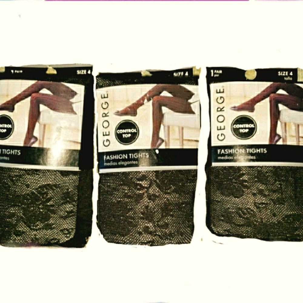 Fashion Tights.( Size 4)                  3 pairs for $13.00
